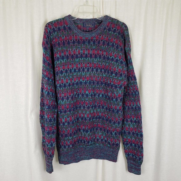 Finalist Sweaters Vintage Finalist Knit Sweater 8s 90s Cosby Ugly
